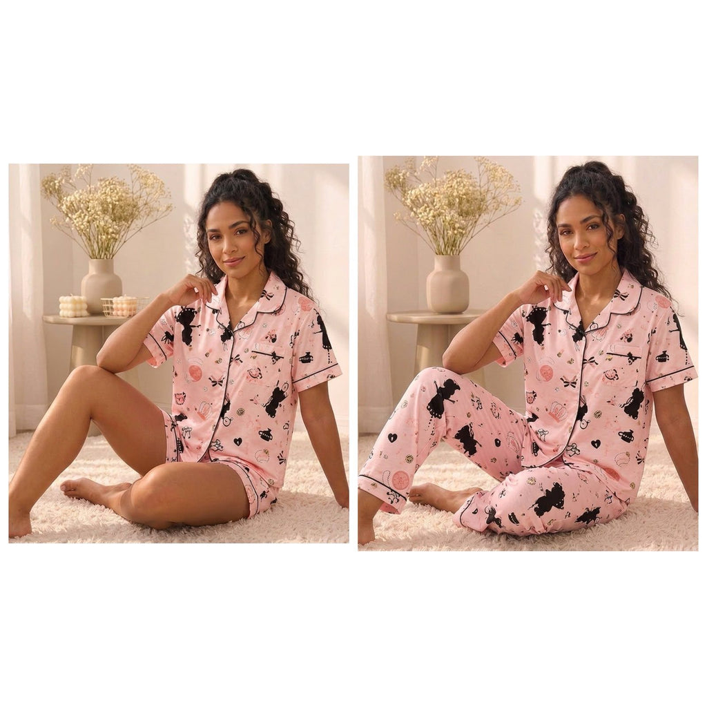 Pijama Gatitos Negros
