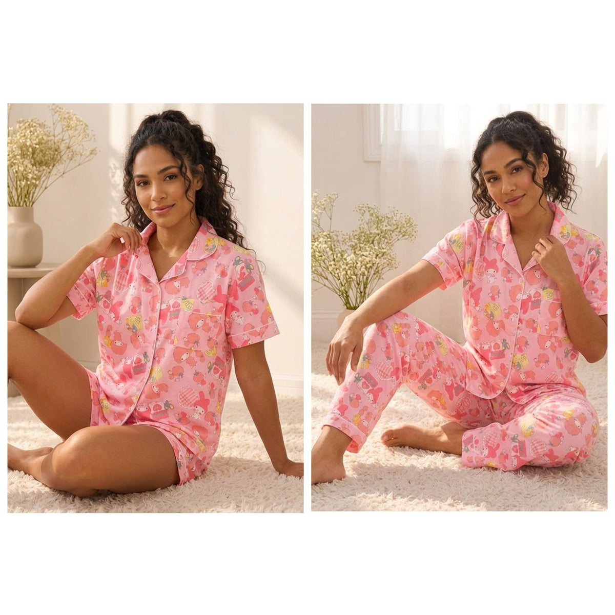 Pijama Personajes Rosados